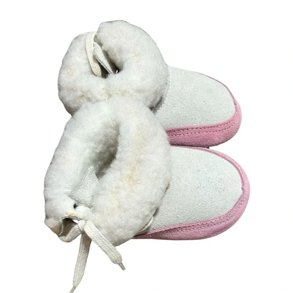 Girls suede vintage dead stock moccasins boots